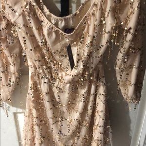 Dressy sequined romper